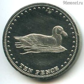 Тристан-да-Кунья Остров Гоф 10 пенсов 2009