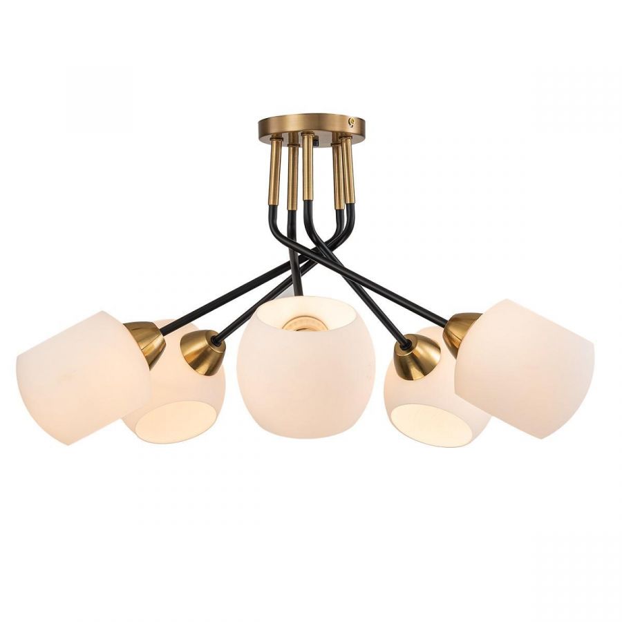 Потолочная люстра Escada Bond 2113/5P Copper/Black