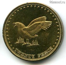 Тристан-да-Кунья Остров Гоф 20 пенсов 2009