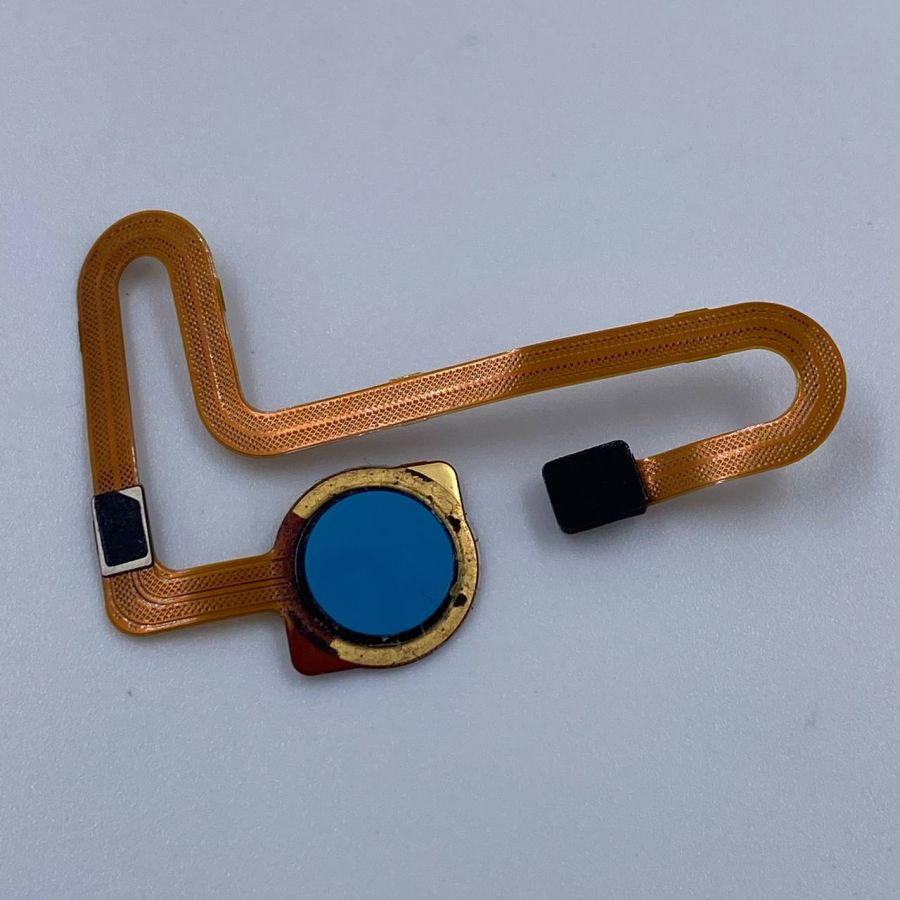 Xiaomi Redmi note 8 Отпечаток пальца оригинал с разбора синий