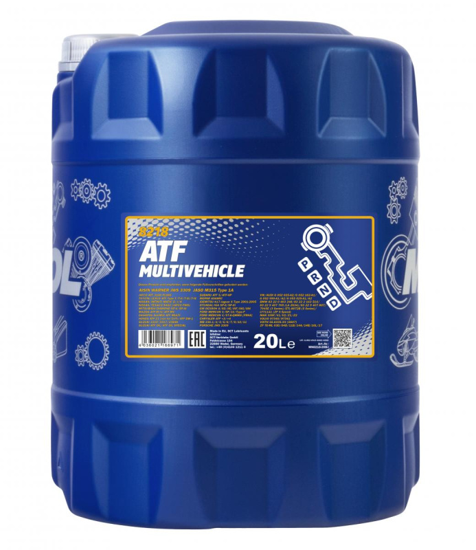 Mannol ATF Multivehicle JWS 3309, 20л
