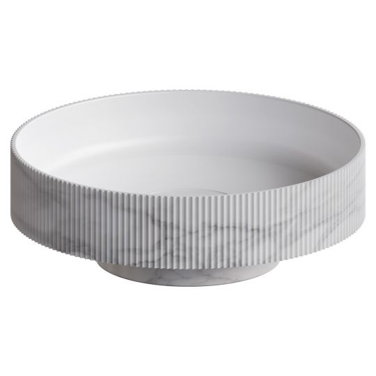 Напольная раковина Sole Corian 40x13 см, рифленая текстура, мрамор схема 3 Напольная раковина Sole Corian 40x13 см, рифленая текстура, мрамор схема 3