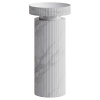 Напольная раковина Sole Corian 40x13 см, рифленая текстура, мрамор схема 1 Напольная раковина Sole Corian 40x13 см, рифленая текстура, мрамор схема 1