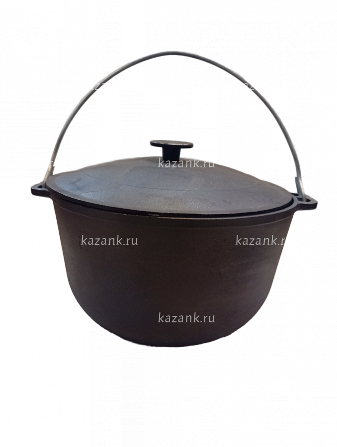 Казан чугунный с дужкой 8 л Гардарика