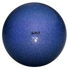 Мяч с блестками 16 -17 см Solo (Соло) голубая лагуна