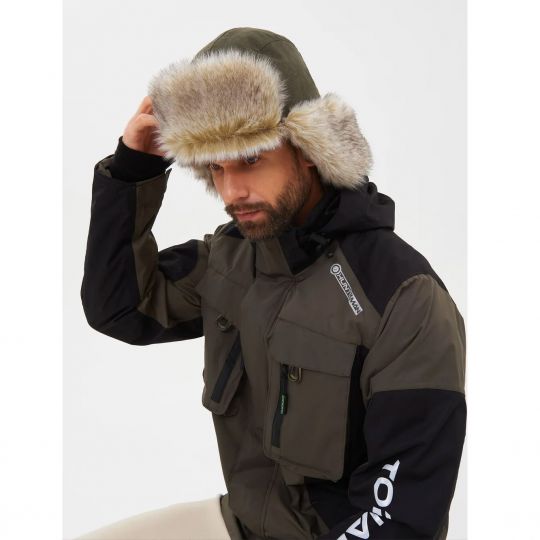 Шапка ушанка Горка-Люкс Huntsman Цвет: Хаки/ Ткань: Исландия 56-58/58-60