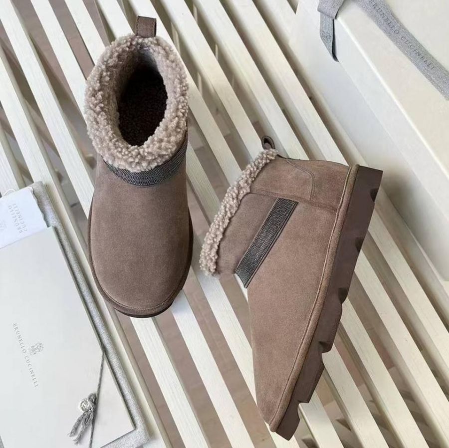 Угги Brunello Cucinelli с мехом Premium