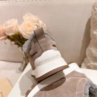 Кроссовки Brunello Cucinelli с мехом Premium