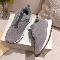 Кроссовки Brunello Cucinelli с мехом Premium