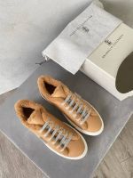 Кеды Brunello Cucinelli с мехом Premium