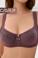 Бюстгальтер OIRO с цветочным принтом DAKOTA 2817 [фиолетовый]