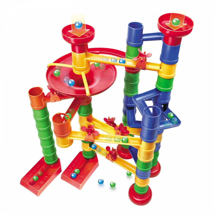 Конструктор-игровой набор "Весёлые горки" 77 деталей