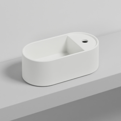 Изображение Накладная овальная раковина Cielo Les Petites LPLAO/LPLAOSF 55х31 см