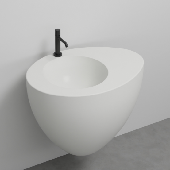 Изображение Раковина подвесная Cielo Le Giare LGLS70TR/LGLS70TRSF с переливом 70х56х59 см