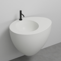 Раковина подвесная Cielo Le Giare LGLS70TR/LGLS70TRSF с переливом 70х56х59 см схема 1 Раковина подвесная Cielo Le Giare LGLS70TR/LGLS70TRSF с переливом 70х56х59 см схема 1