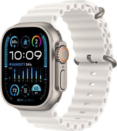 Apple Watch Ultra 2 49 мм Titanium Case GPS White Ocean Band