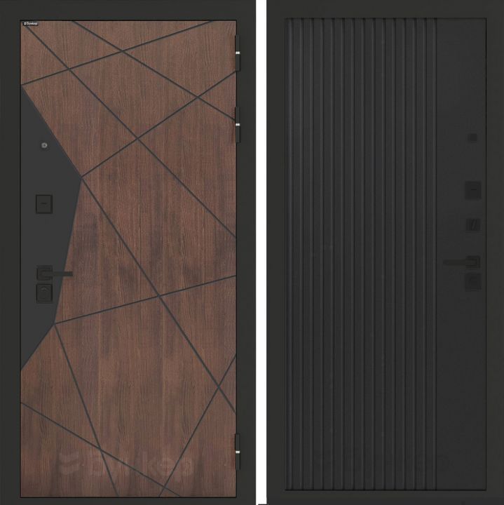 Входная дверь Бункер BN-14 - 29 Черный кварц