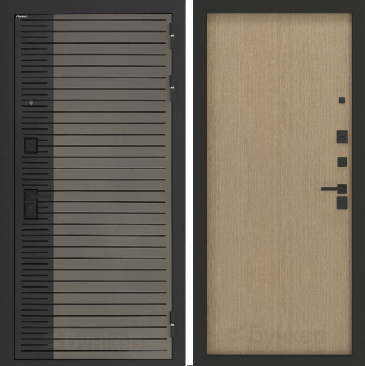 Входная дверь Бункер BN-15 - ДВП Венге светлый