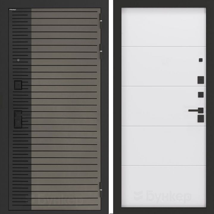 Входная дверь Бункер BN-15 - 13 Белый софт