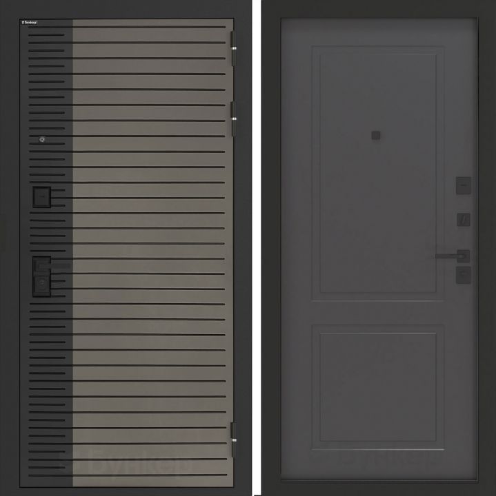 Входная дверь Бункер BN-15 - 11 Графит софт