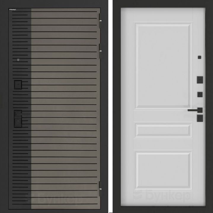 Входная дверь Бункер BN-15 - 03 Белый софт