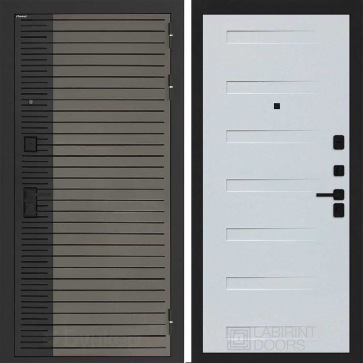 Входная дверь Бункер BN-15 - 14 Дуб кантри белый горизонт