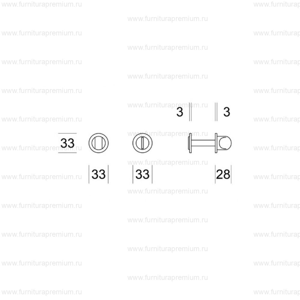 Фиксатор Salice Paolo Polo C3