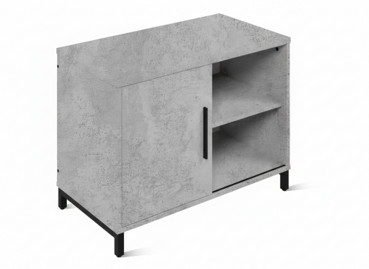 ЛОФТ-7 Тумба под аппаратуру (800х430х600 мм) Бетон