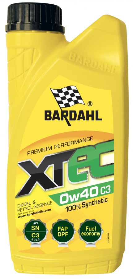 Bardahl Xtec 0W-40 C3, 1л
