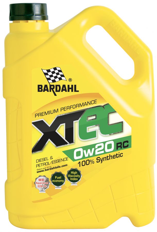 Bardahl XTEC 0W-20 RC, 5л