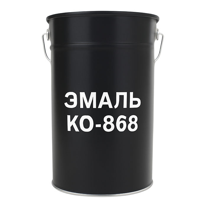 Эмаль КО-868 ООО НПФ Эмаль серебристо-серая, 10кг.