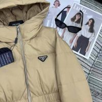 Пуховик PRADA Re-Nylon down женский