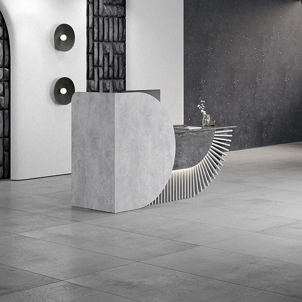 Ресепшн «Икар» цемент темный/цемент светлый