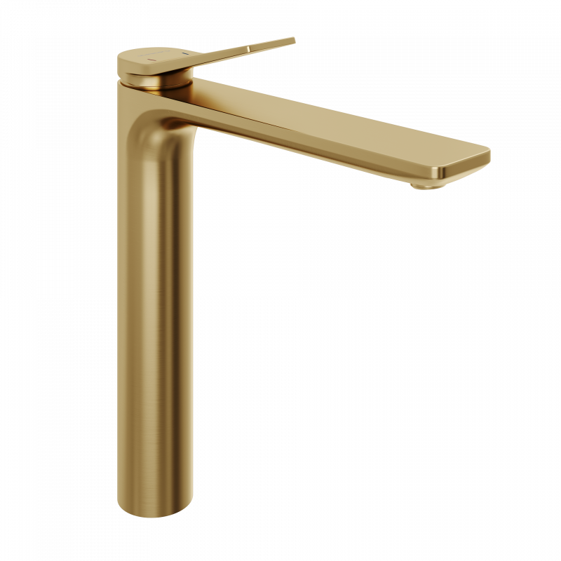Смеситель для раковины Abelsberg Intensa EGF23521BG высокий, королевское золото
