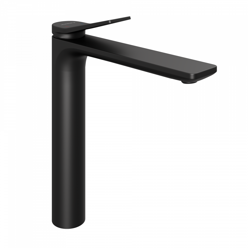 Смеситель для раковины Abelsberg Intensa EGF23521MB высокий, вулканический черный