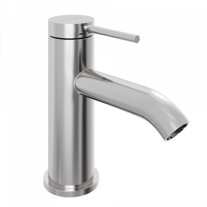 Смеситель для раковины Abelsberg Fluida ERF22001CH, глянцевый хром