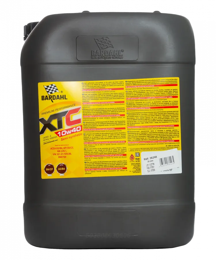 Bardahl XTC 10W-40, 20л