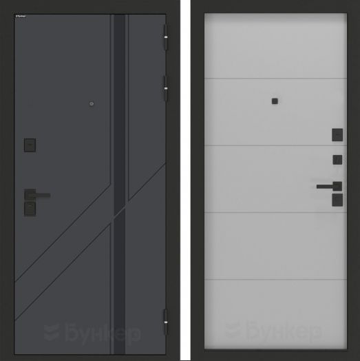 Входная дверь Бункер BN-12 - 13 Грей софт