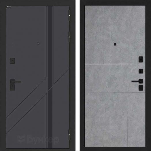 Входная дверь Бункер BN-12 - 21 Бетон светлый