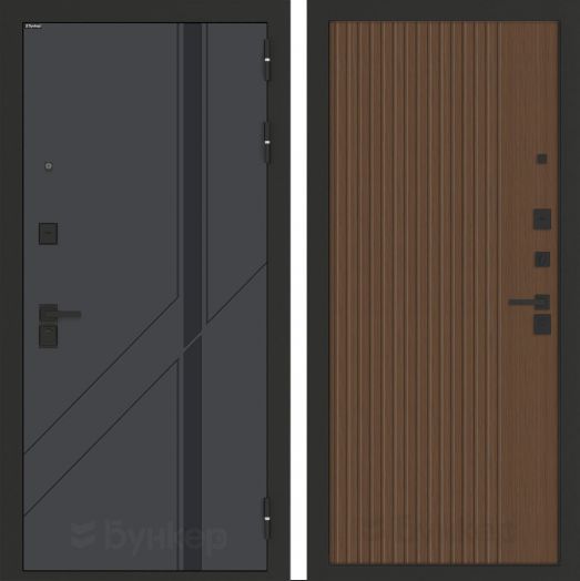 Входная дверь Бункер BN-12 - 29 Дуб кантри темный