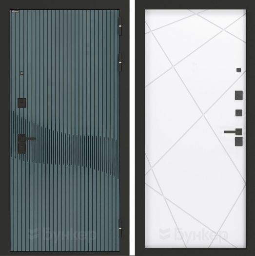 Входная дверь Бункер BN-13 - 24 Белый софт