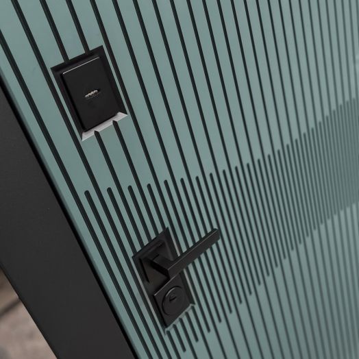 Входная дверь Бункер BN-13 - Зеркало максимум Венге