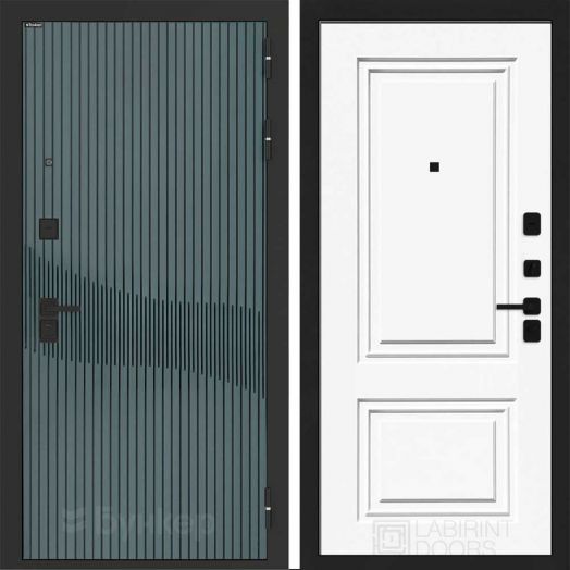 Входная дверь Бункер BN-13 - 26 RAL 9003 Эмаль белая