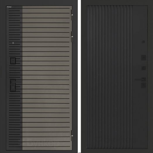 Входная дверь Бункер BN-15 - 29 Черный кварц