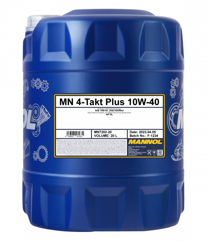 Mannol 4-Takt Plus 10W-40, 20л