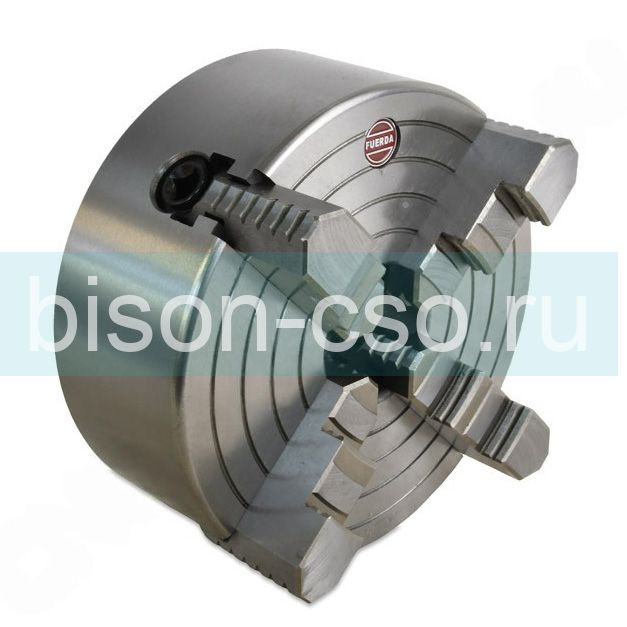 Четырехкулачковый токарный патрон K72-200/D5 Fuerda