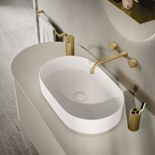 Комплект мебели №6 Oasis Naos 80х56x45 см подвесной тумба с двумя боковинами и топ схема 4