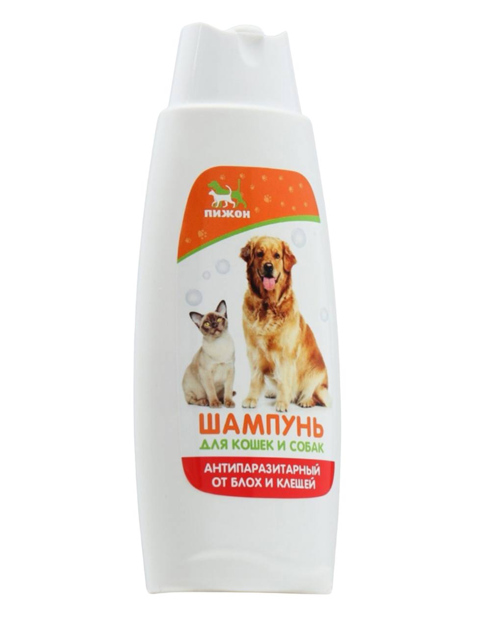 Шампунь "Пижон" антипаразитарный от блох и клещей, для кошек и собак, 250 мл