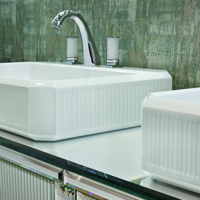 Комплект мебели напольный №3 Oasis Rialto 190x51x200 см консоль с раковиной ФОТО