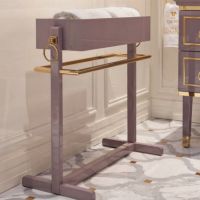 Комплект мебели №14 Oasis Lutetia 180х56х230 см напольная консоль с раковиной и столешницей схема 3